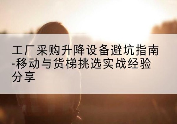 临邑移动式升降机怎么选-工厂采购升降设备避坑指南-移动与货梯挑选实战经验分享